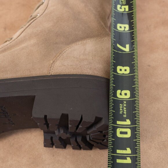 Sam Edelman Women Junip Brown Suede Festival Combat Platform Boots Size 10 - Picture 6 of 8